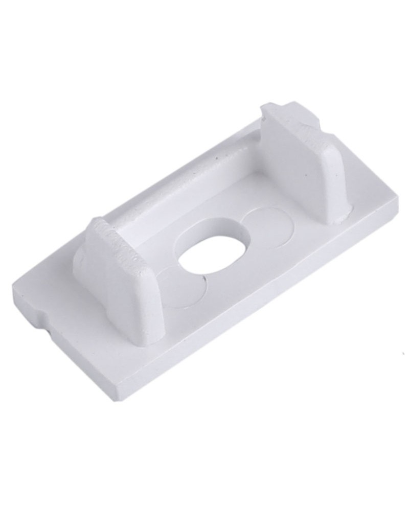 TAPA C/ AGUJ PERFIL ALU. BLANCO 2000*17.1*8.5mm